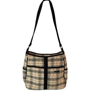 Bella Taylor Handbag Women's Plaid Zipper Closure Pockets Travel Crossbody Bag